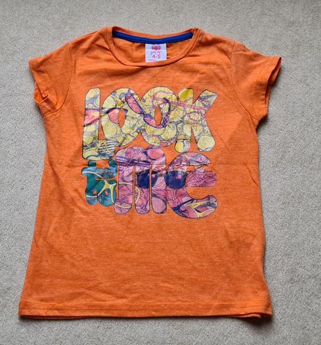 Tričko s krátkym rukávom pre dievča, 104