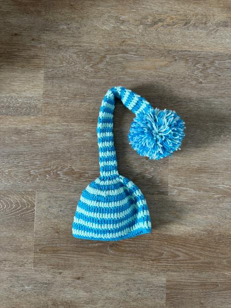 Škriatkovská čiapočka s brmbolcom 0-6m, 50