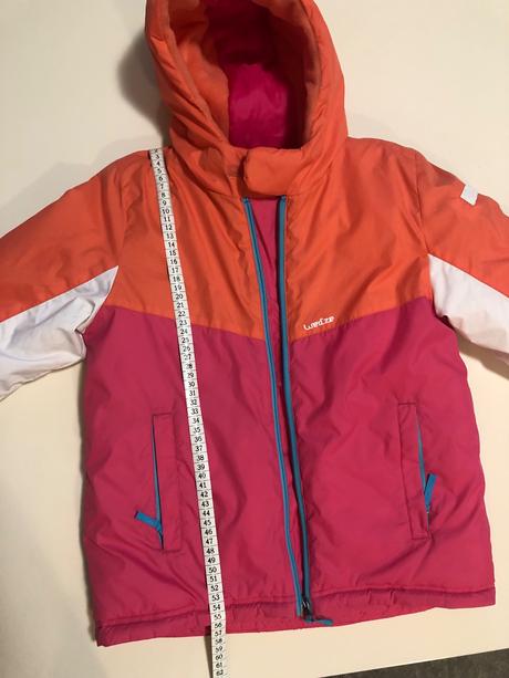 Dievčenská bunda zn. decathlon, wedze,116