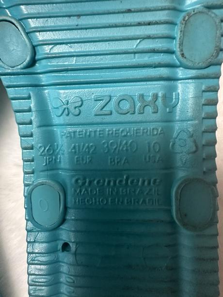 Tyrkysové gumené šľapky zn. zaxy, zaxy,40