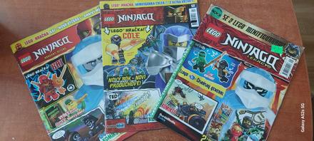 Lego ninjago časopisy 3x,