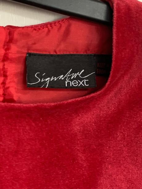 Next červené šaty, next,98