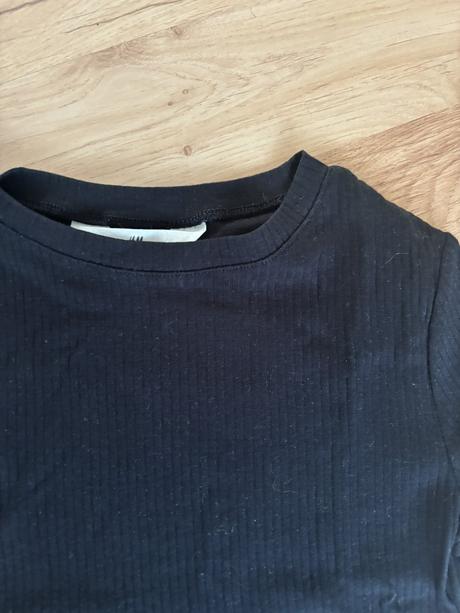 Rebrovane tričko h&m 146/152, h&m,146 / 152