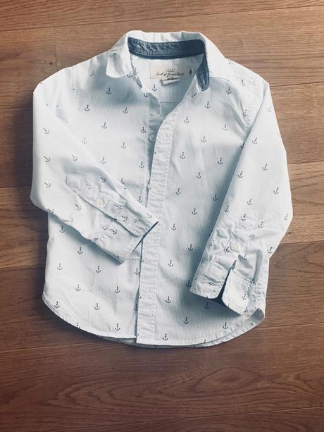 Košeľa s kotvami, h&m,104