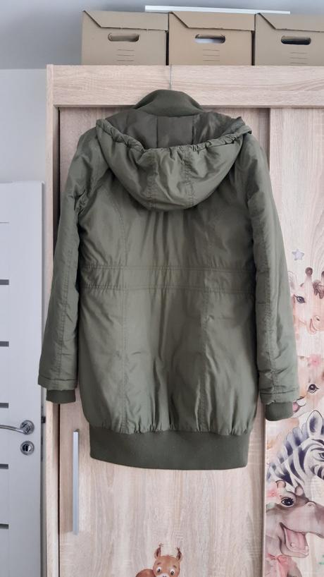 Zimný kabát na nosenie so vsadkou, h&m,36