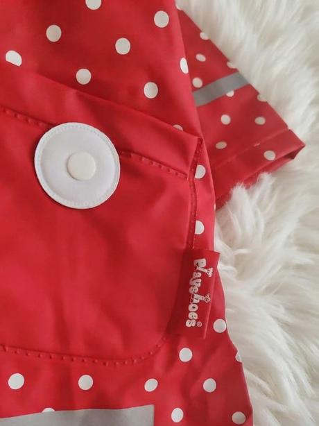 Pogumovaná bodkovaná bundička, playshoes,80