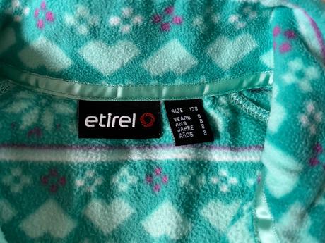Fleece zimné tričko etirel ako nové, etirel,128