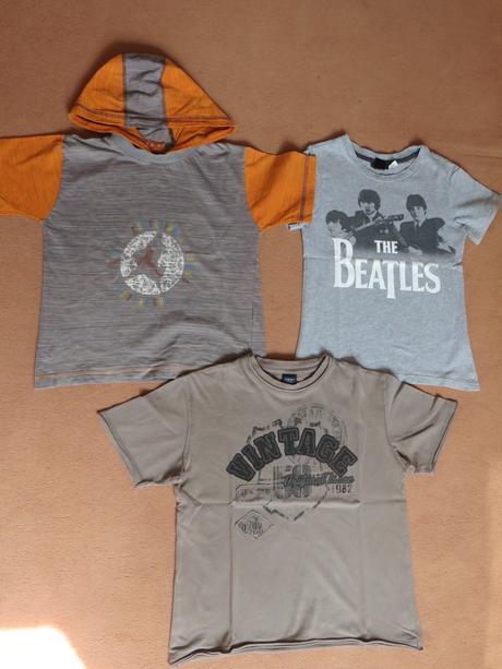 Tričká s krátkym rukávom - veľ. 122, 122