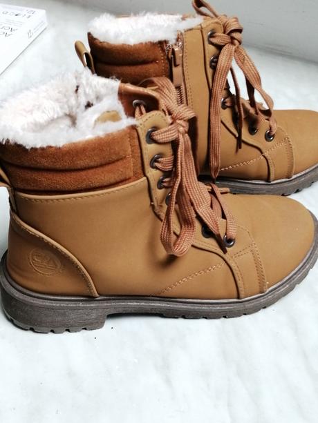 Topanky pre dievčatka zimne horcicove vel. 36, 36