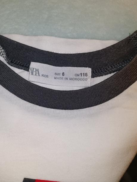 Tričko zn. zara č. 116, zara,116