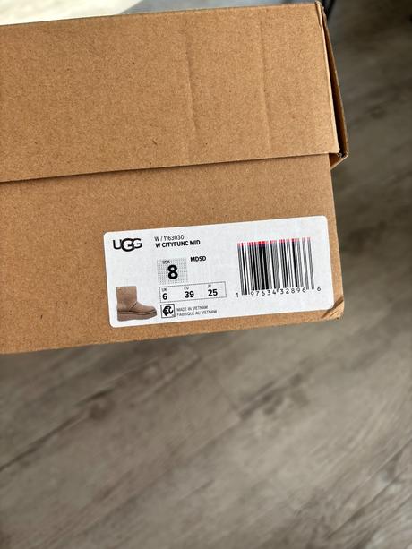 Kožené členkové topánky ugg cityfunc mid, ugg,39