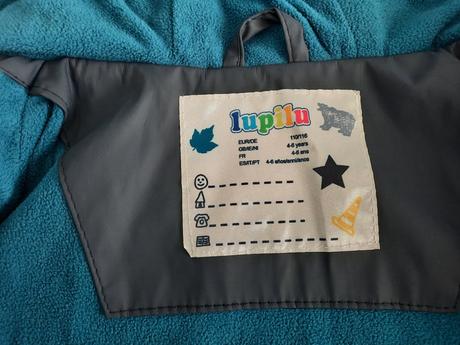 Zateplená bunda do dažďa lupilu 110/116, lupilu,110