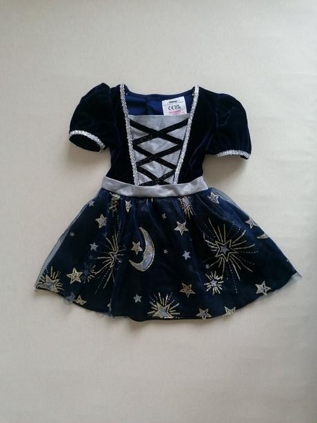 Tma /noc karnevalové šaty veľ.98,