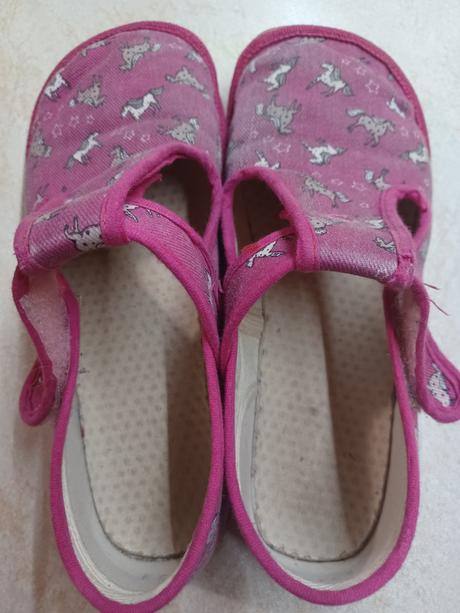Detské dievčenské papučky, beda,33