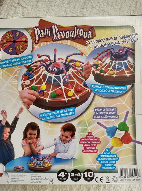Pani pavúková detská hra, 