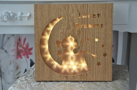 Nočné svetielko do detskej izby s vílkou,