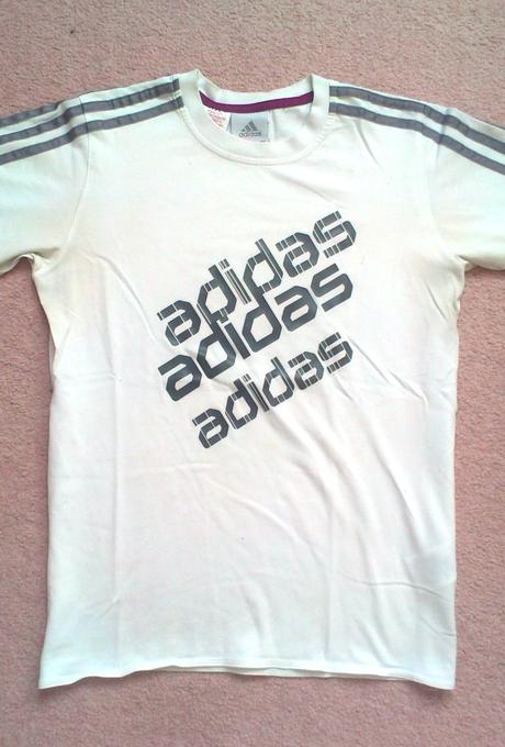 Biele tričko, adidas,164