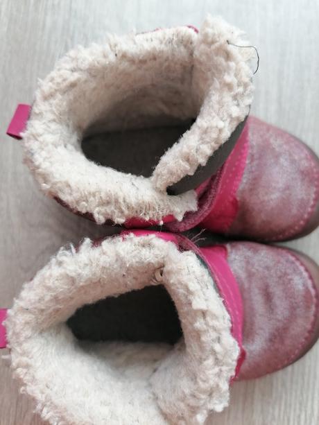 Zimné topánočky cyklamenove, d.d.step,22