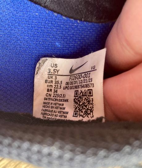 Kopačky nike phantom gx 35,5 22,5cm, nike,35