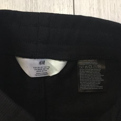 Chlapčenske teplaky 7-8 rokov, h&m,128