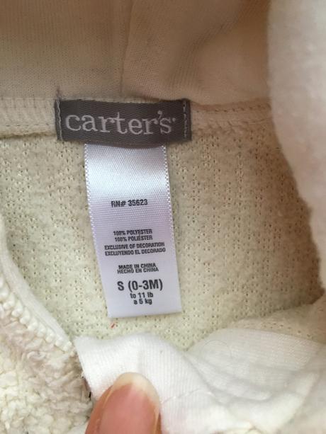 Teplý overalík, carter's,62