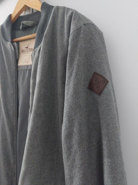 Pánska bomber bunda hollister, hollister,l