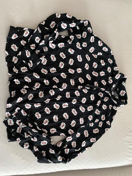 Croptop košeľa, h&m,34