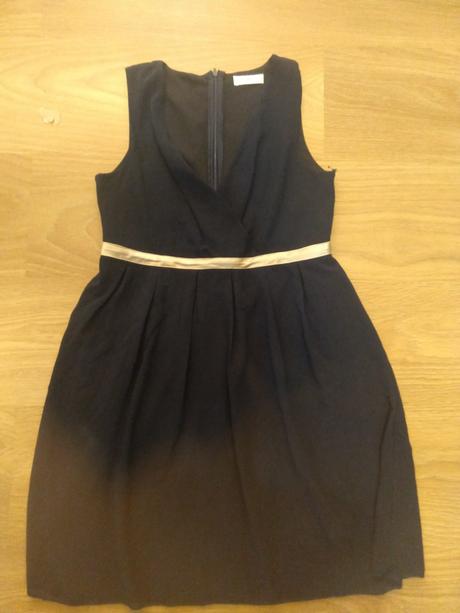 Šaty tmavomodré 11-13 r. slávnostné aj bežné, 152