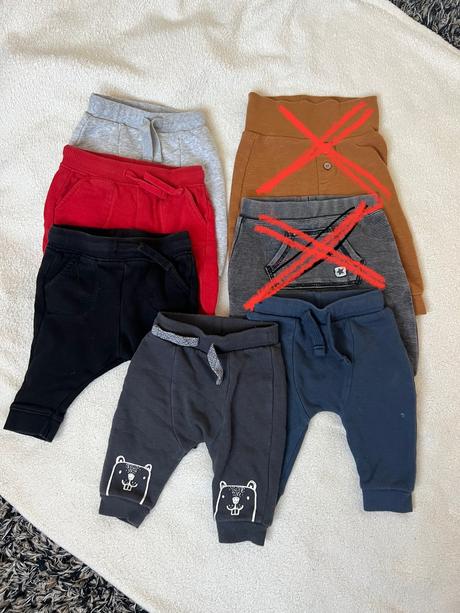 Teplaky mix zara hm f&f lindex, 68