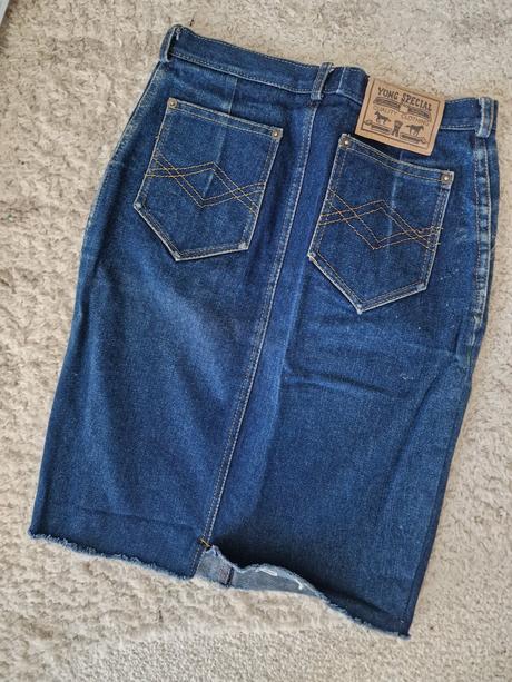 Vintage sukňa denim, s