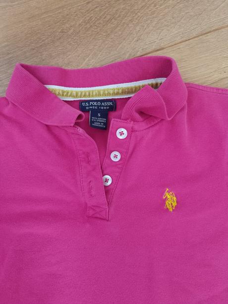 Ruzove tricko us polo assn s, u.s. polo assn.,s