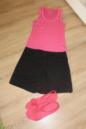 Čierne šortky, h&m,36