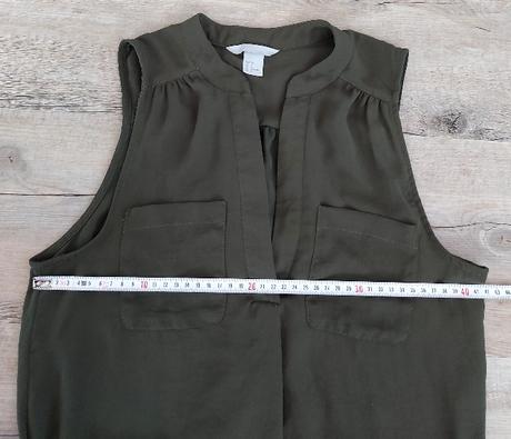 Letné olivovozelené šaty, h&m,36