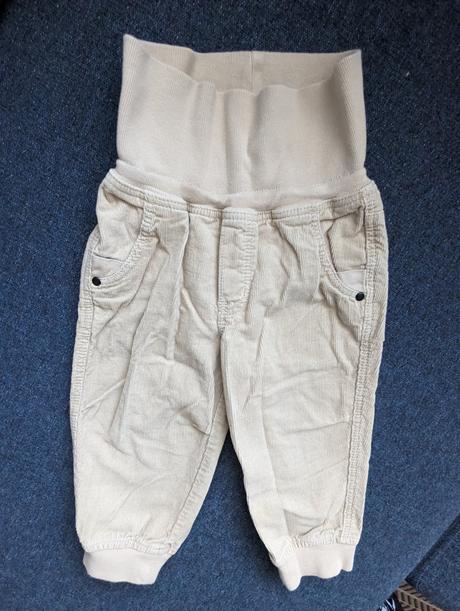 H&m bežové nohavice 80, h&m,80