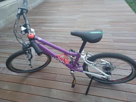 Bicykel woom 4 a prilba woom m, woom,20