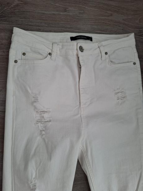 Biele skinny rifle, m