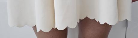 Šaty s vlnkovaným okrajom, h&m,40