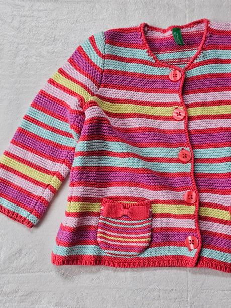 Cvernový svetrik 9-12 mes., benetton,80