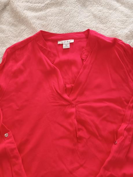 Červená blúzka, amisu,xs