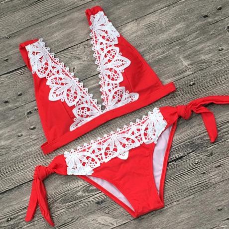 Bikiny s čipkou, l / m / s / xl