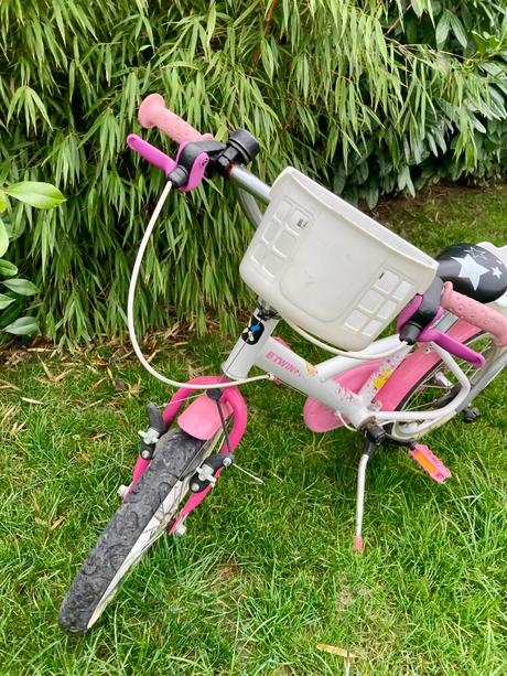 Dievcensky bicykel b-twin, decathlon 16, 16