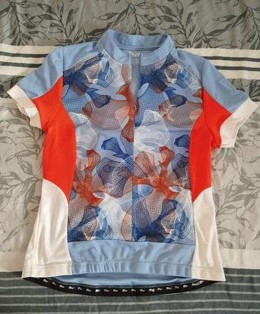 Modrý cyklo dres l/44, crivit,l