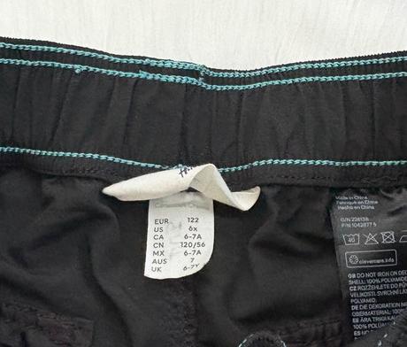 H&m športové cargo nohavice veľ. 122, h&m,122