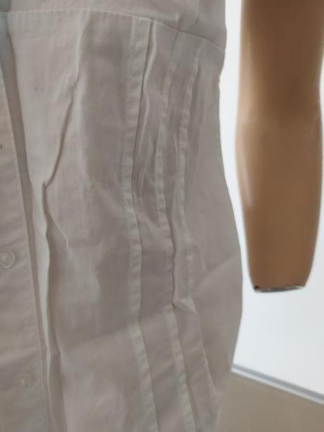 C279 biela bluzka  dva  x oblecena, papaya,s