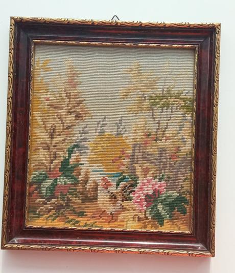 Stary vysivany obraz, 