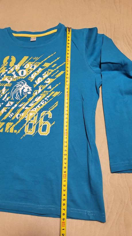 2x tričko dlhý rukáv velk. 128/134, bonprix,128