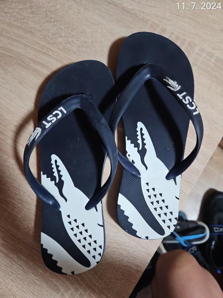 Žabky lakoste, lacoste,38