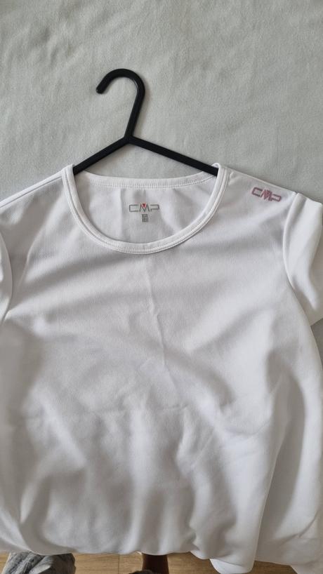 Športové biele tričko značkové, xs