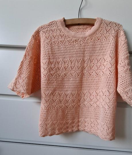 Háčkovaný pulóvrik, m