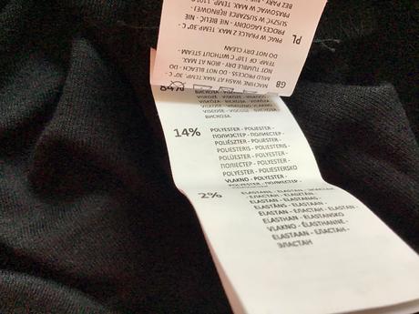 Úpletové saty cropp s visačkou, 36 / s